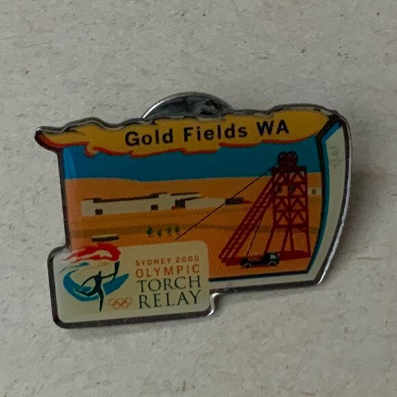 VINTAGE 2000 OLYMPIC TORCH RELAY PINS FROM AUSTRALIA - LOT OF 8 - Picture 9 of 10